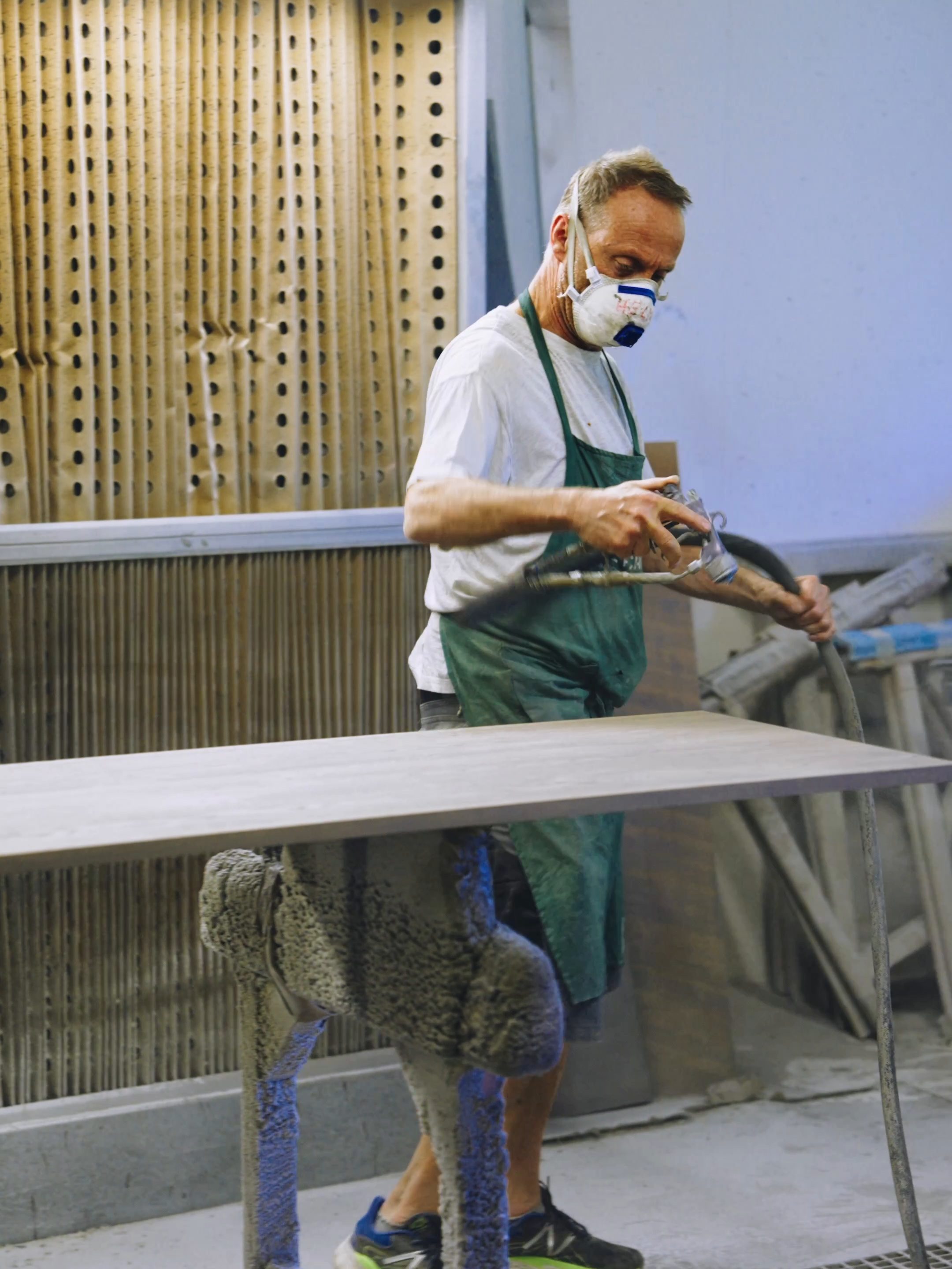 Lackieren in der Werkstatt