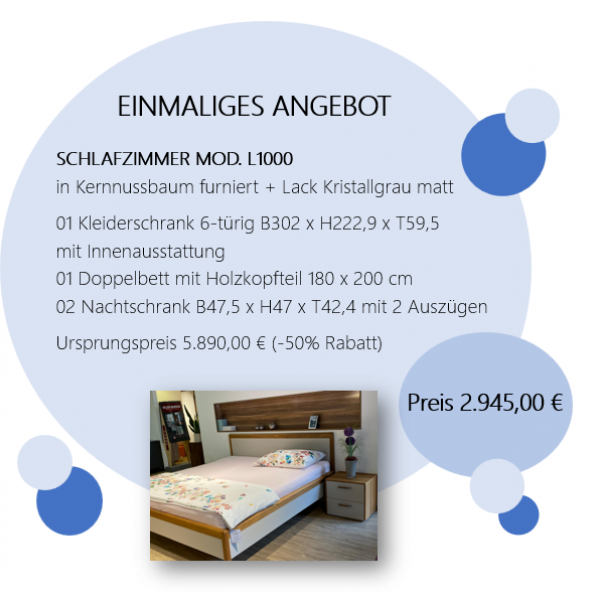 Schlafzimmer Mod. L1000